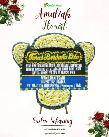 Papan Bunga Duka Moyoketen